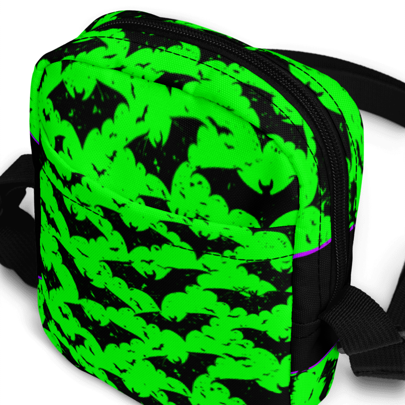 Zombie Green Bats Utility Bag – Function Meets Undead Fashion