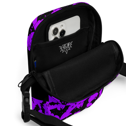 Amethyst Purple Gothic Utility Bag – Functional with Dark Flair