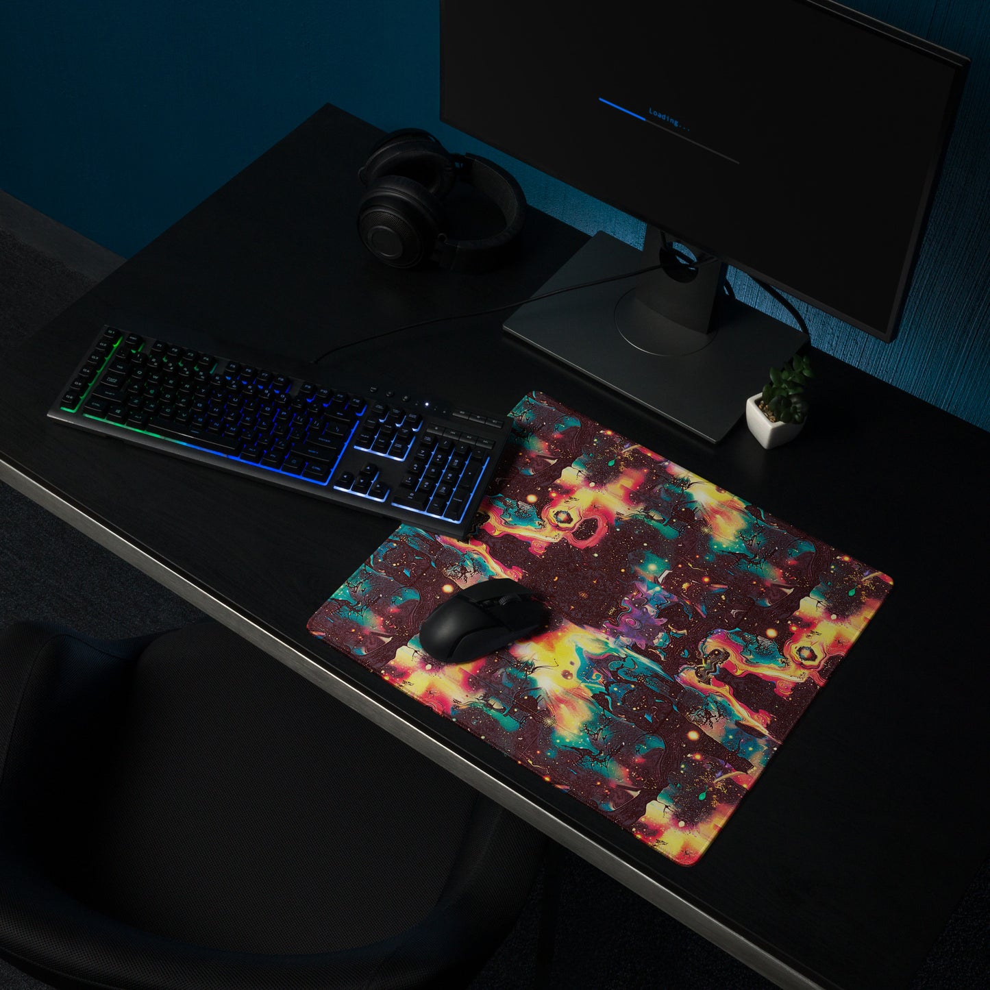 Nebula Gaming Mouse Pad – Cosmic Rift Collection Design