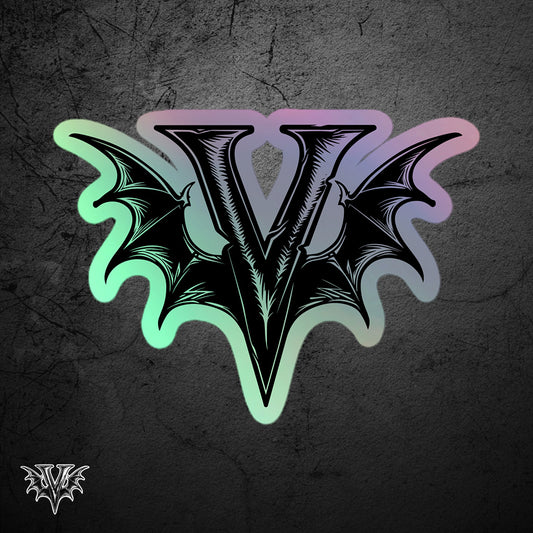 Vampy Vibes Holographic Sticker