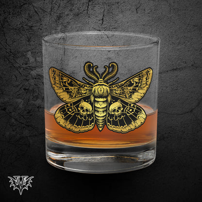 Death Moth Rocks Glass