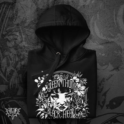 Green Thumb Black Heart Hoodie