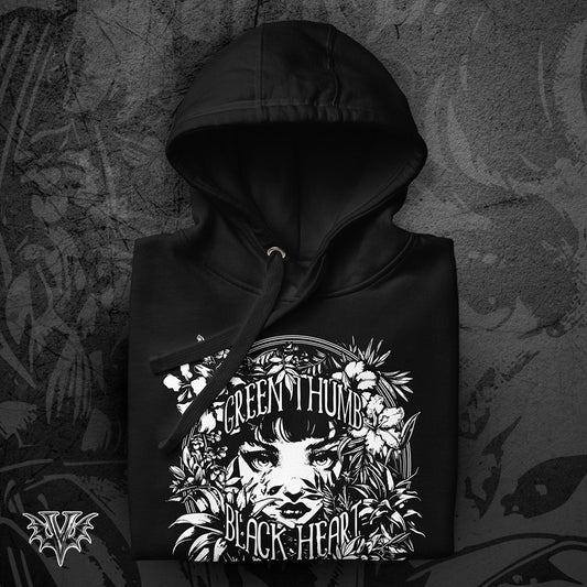 Green Thumb Black Heart Hoodie