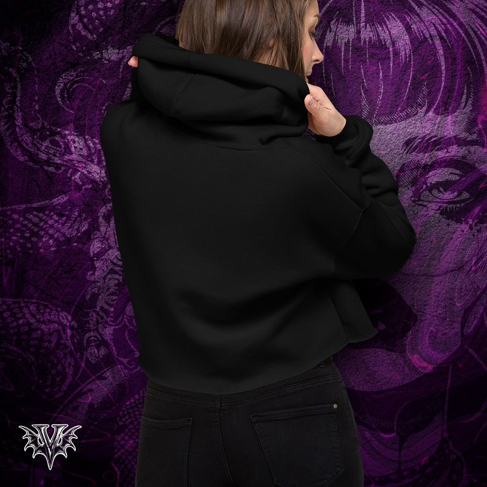 Medusa Crop Hoodie