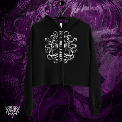 Medusa Crop Hoodie