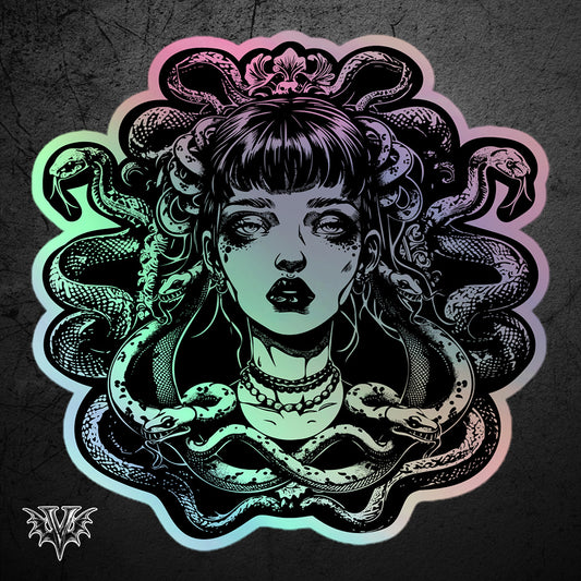 Medusa Holographic Sticker